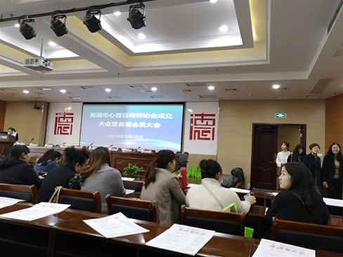 2019年3月29日我公司首席法律顾问王国庆参加芜湖市心理咨询师协会会议 (4)
