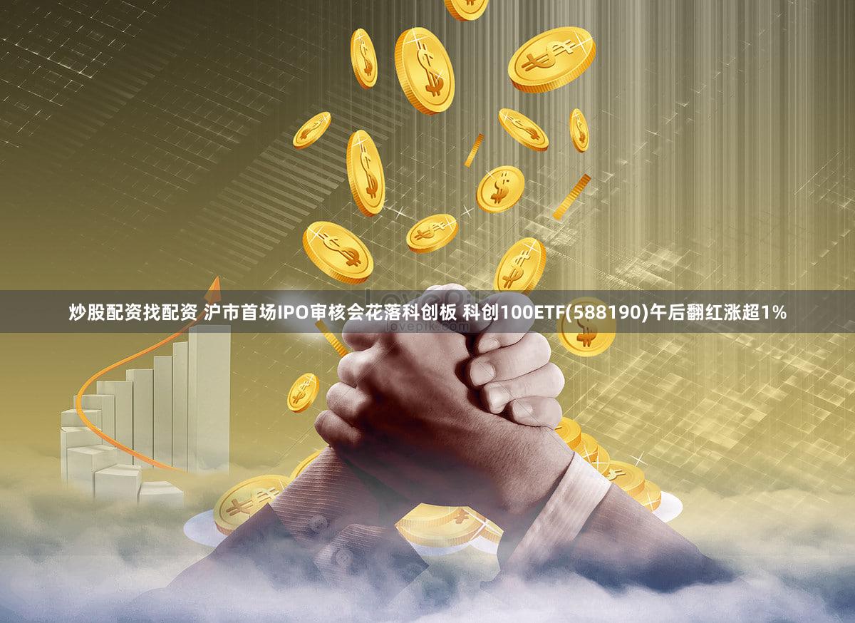 炒股配资找配资 沪市首场IPO审核会花落科创板 科创100ETF(588190)午后翻红涨超1%