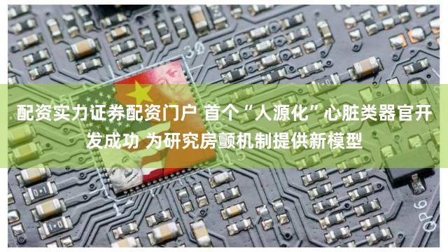 配资实力证券配资门户 首个“人源化”心脏类器官开发成功 为研究房颤机制提供新模型